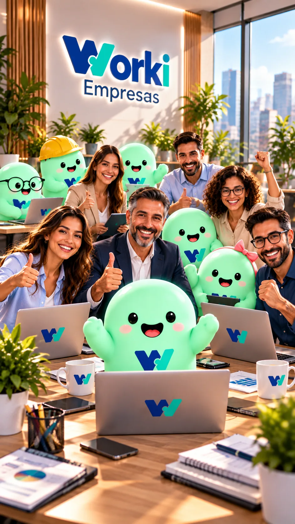 Ilustración de Worki Recursos Humanos